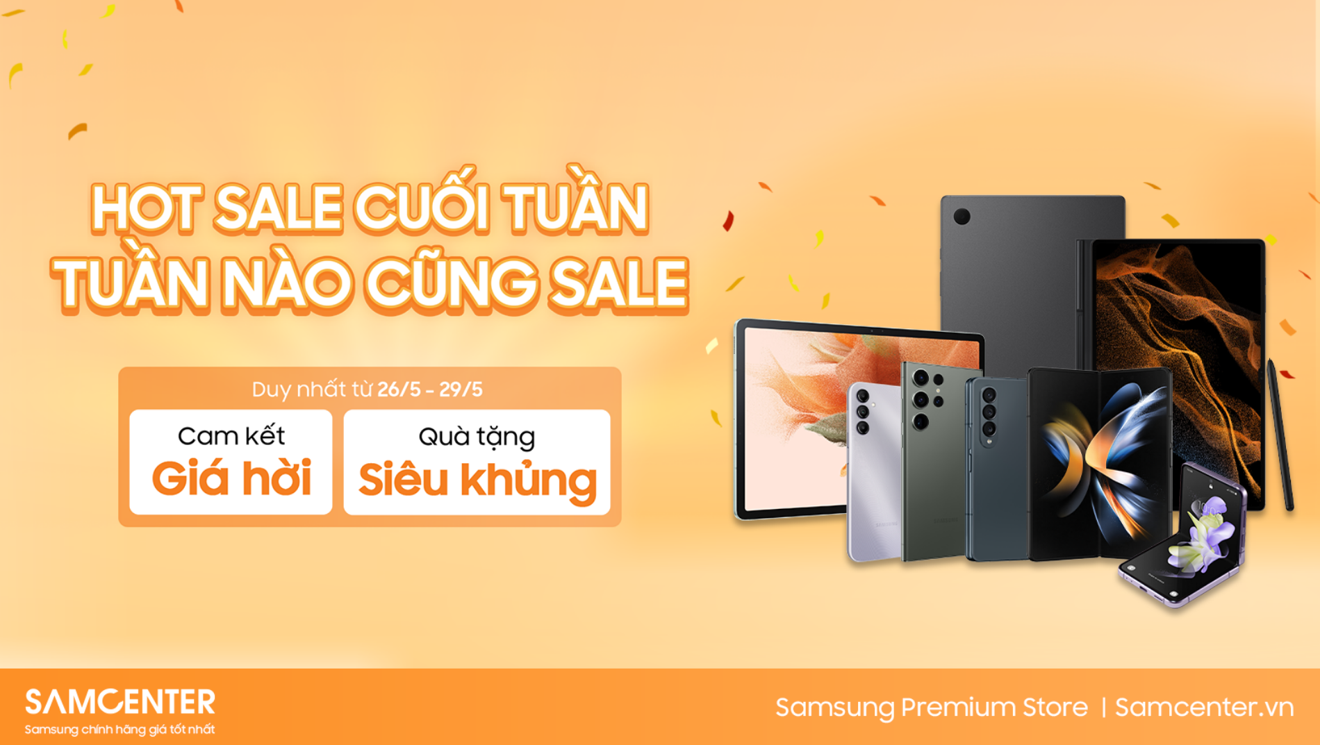 Hình ảnh cho danh mục Hot Sale Cuối Tuần - Tuần Nào Cũng Sale Tại SamCenter