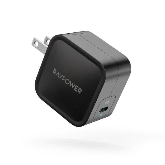 Ảnh của RAVPower RP-PC112 61W AC Wall Charger PD GaN Tech - Black