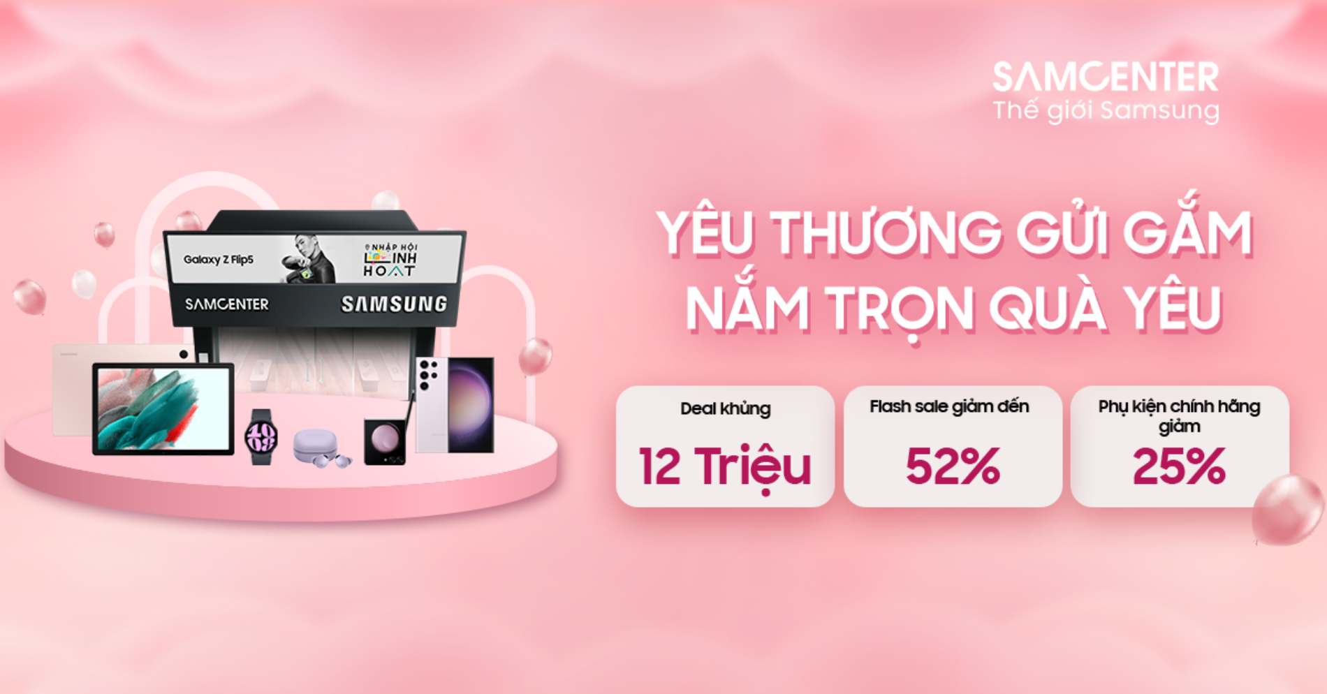 Hình ảnh cho danh mục Mừng Ngày Phụ Nữ Việt Nam 20.10 “Yêu Thương Gửi Gắm, Nắm Trọn Quà Yêu” với Ưu Đãi Siêu Hoành Tráng