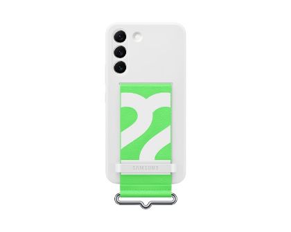 Ảnh của Ốp lưng Samsung Silicone kèm dây đeo S22 5G, Trắng, EF-GS901TWEGWW